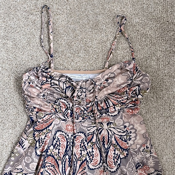 Urban Outfitters Dasha Ruched Bodice Mini Dress Size S - Picture 3 of 3